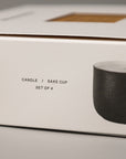 DISCOVERY SET - Set of 4 Candles / Saké Cups