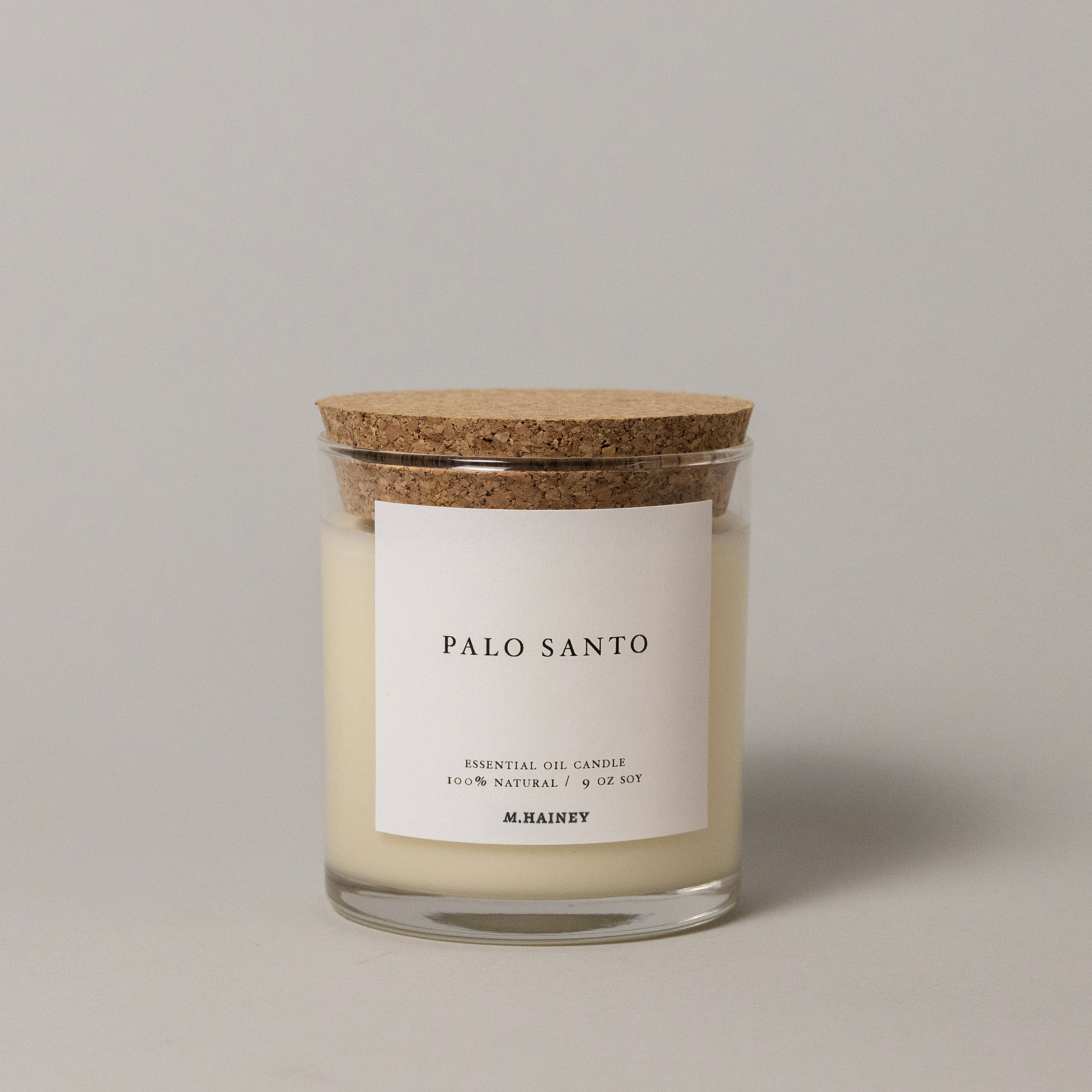 Palo Santo Essential Oil Candle - Double Wick