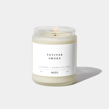 MIZU Vetiver Essential Oil Candle
